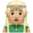Man Elf: Medium-Light Skin Tone