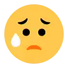 松一口气 Emoji 😥 image - Tossface style