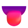 Tongue Emoji 👅 image - Microsoft 3D Fluent style