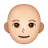 Person: Light Skin Tone, Bald