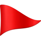 Triangular Flag Emoji 🚩 image - Facebook Meta style