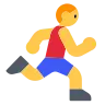 Man Running Emoji 🏃‍♂️ image - Tossface style