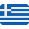 Flag: Greece Emoji 🇬🇷 image - Twitter / X (Twemoji) style