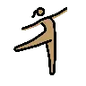 Woman Dancing: Medium Skin Tone Emoji 💃🏽 image - OpenMoji style