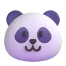 Panda-Gesicht Emoji 🐼 image - Microsoft 3D Fluent style