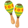 Marakas Emoji 🪇 image - Google Noto Color Animated style