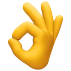 Ok Hand Emoji 👌 image - Facebook Meta style