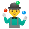 Man Juggling Emoji 🤹‍♂️ image - Google Noto Color style