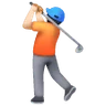 Person Golfing: Light Skin Tone Emoji 🏌🏻 image - Samsung style