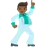 Man Dancing: Medium-Dark Skin Tone