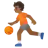Person Bouncing Ball: Medium-Dark Skin Tone