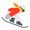 Snowboarder Emoji 🏂 image - Tossface style