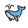 Spritzender Wal Emoji 🐳 image - OpenMoji style