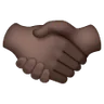 Handshake: Dark Skin Tone Emoji 🤝🏿 image - Samsung style