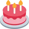 Geburtstagskuchen Emoji 🎂 image - Twitter / X (Twemoji) style