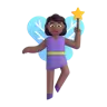 Woman Fairy: Medium-Dark Skin Tone Emoji 🧚🏾‍♀️ image - Microsoft 3D Fluent style