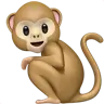 ลิง Emoji 🐒 image - Apple style