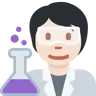 Scientist: Light Skin Tone Emoji 🧑🏻‍🔬 image - Twitter / X (Twemoji) style