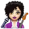 Woman Singer: Light Skin Tone Emoji 👩🏻‍🎤 image - WhatsApp style