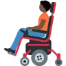 Person In Motorized Wheelchair: Dark Skin Tone Emoji 🧑🏿‍🦼 image - Twitter / X (Twemoji) style