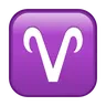 Widder Emoji ♈ image - Telegram style