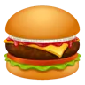 Emoji Hamburger 🍔 image - WhatsApp style