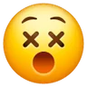 めまい顔 Emoji 😵 image - Samsung style