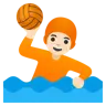 Person Playing Water Polo: Light Skin Tone Emoji 🤽🏻 image - Google Noto Color style