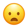 Visage renfrogné à la bouche ouverte Emoji 😦 image - Telegram style