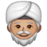 Man Wearing Turban: Medium Skin Tone Emoji 👳🏽‍♂️ image - Samsung style