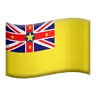 Flag: Niue Emoji 🇳🇺 image - Apple style