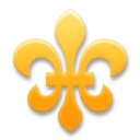 Emoji Fleur-de-lis ⚜ image - LG style