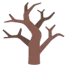Emoji Albero senza foglie 🪾 image - Google Noto Color Animated style