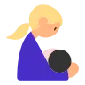 Breast-Feeding: Medium-Light Skin Tone Emoji 🤱🏼 image - Tossface style