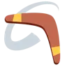 Emoji bumerang 🪃 image - Twitter / X (Twemoji) style