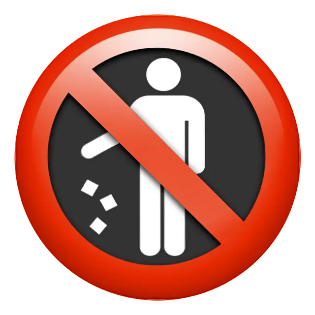 Nu simbolul de gunoi