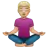 Person In Lotus Position: Medium-Light Skin Tone