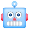 Emoji Robot Face 🤖 image - Samsung style