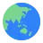 Globe Showing Asia-Australia