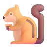 シマリス Emoji 🐿 image - Microsoft 3D Fluent style