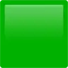 สี่เหลี่ยมสีเขียวขนาดใหญ่ Emoji 🟩 image - Apple style