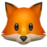 Emoji Volpe 🦊 image - Apple style