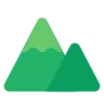 ภูเขา Emoji ⛰ image - Tossface style