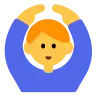 Man Gesturing Ok Emoji 🙆‍♂️ image - Tossface style