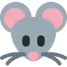 Mouse Face Emoji 🐭 image - Twitter / X (Twemoji) style