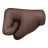 Left-Facing Fist: Dark Skin Tone