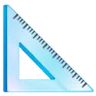Emoji Righello triangolare 📐 image - Samsung style