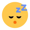 Emoji Volto addormentato 😴 image - Tossface style