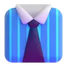 เนคไท Emoji 👔 image - Microsoft 3D Fluent style