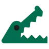 Emoji Coccodrillo 🐊 image - Tossface style